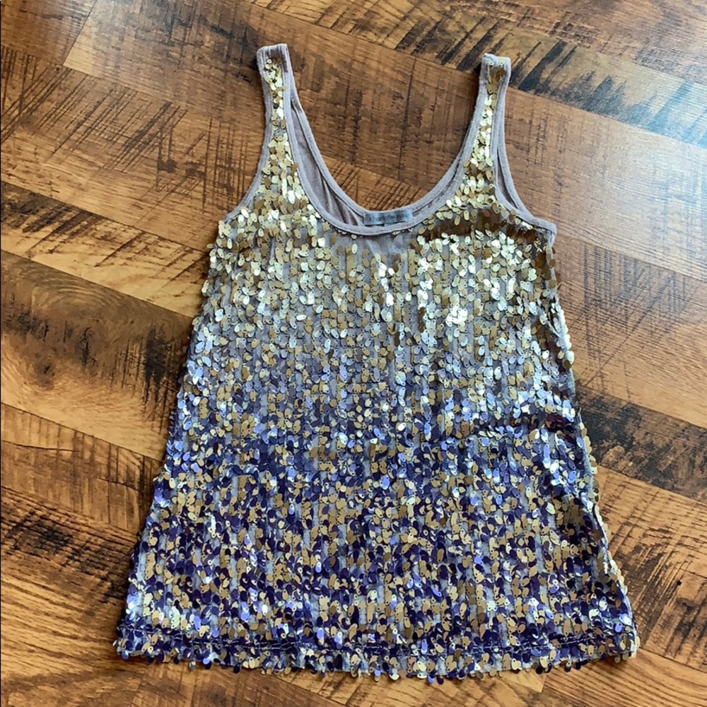 Charlotte Russe • Sequin Dressy Tank Top • XS